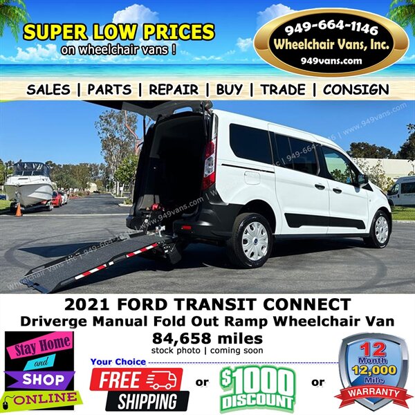 2021 Ford Transit Connect XL Wheelchair Van   - Photo 1 - Laguna Hills, CA 92653