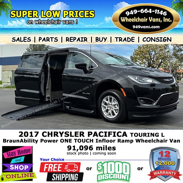2017 Chrysler Pacifica Touring-L Wheelchair Van  