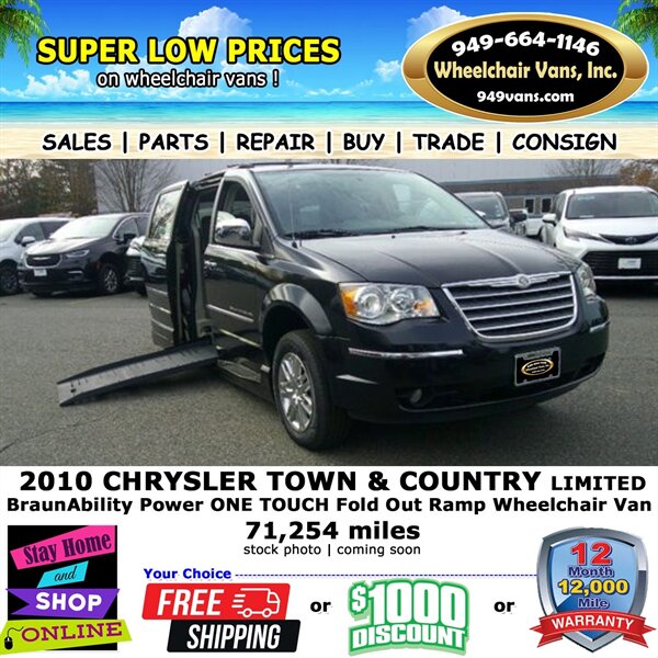 2010 Chrysler Town and Country Limited Wheelchair Van   - Photo 1 - Laguna Hills, CA 92653