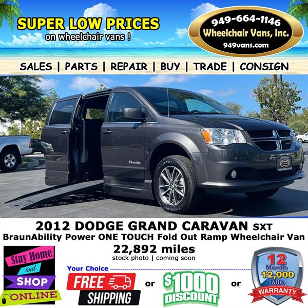 2012 Dodge Grand Caravan SXT Wheelchair Van   - Photo 1 - Laguna Hills, CA 92653