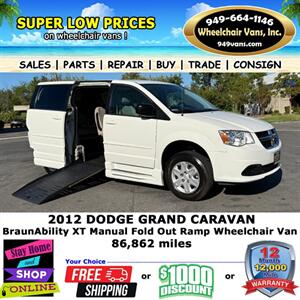 2012 Dodge Grand Caravan Wheelchair Van Minivan