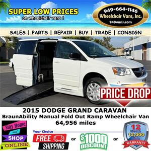 2015 Dodge Grand Caravan SE Wheelchair Van Minivan