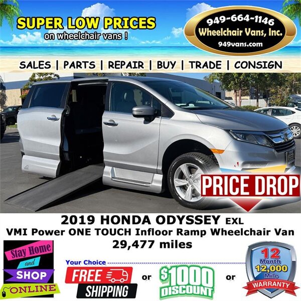 2019 Honda Odyssey EX-L Wheelchair Van  