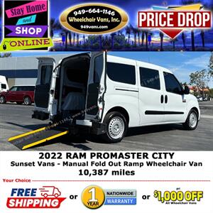 2022 RAM ProMaster City Wheelchair Van  