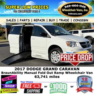 2017 Dodge Grand Caravan Wheelchair Van Minivan
