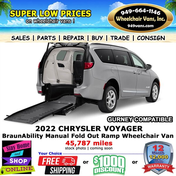 2022 Chrysler Voyager LX Wheelchair Van   - Photo 1 - Laguna Hills, CA 92653