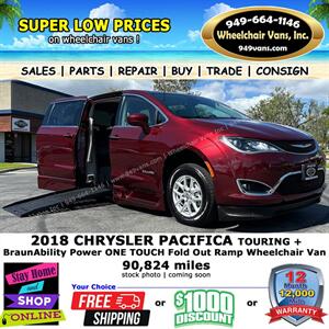 2018 Chrysler Pacifica Touring Plus Wheelchair Van   - Photo 1 - Laguna Hills, CA 92653