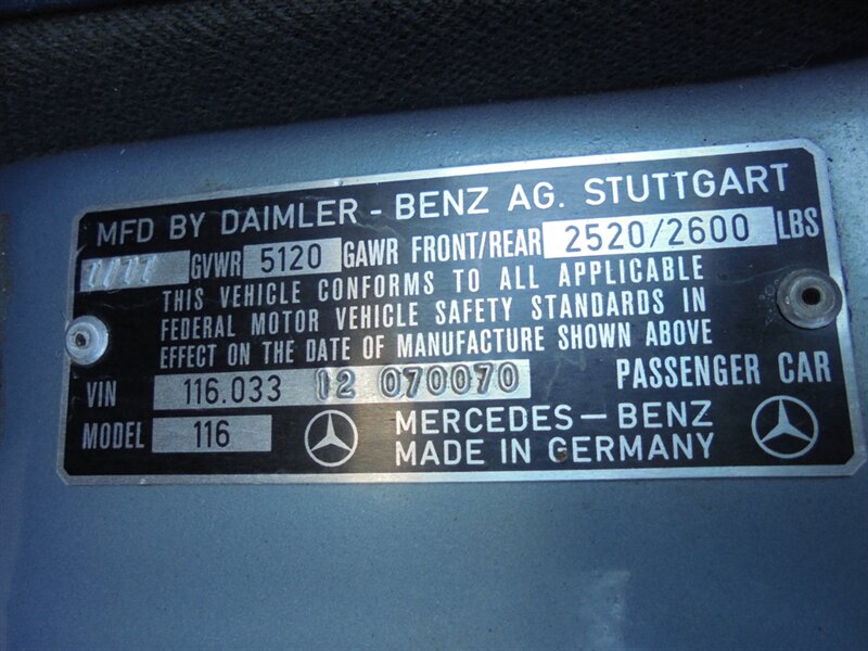 1977 Mercedes-Benz 400-Series SEL photo