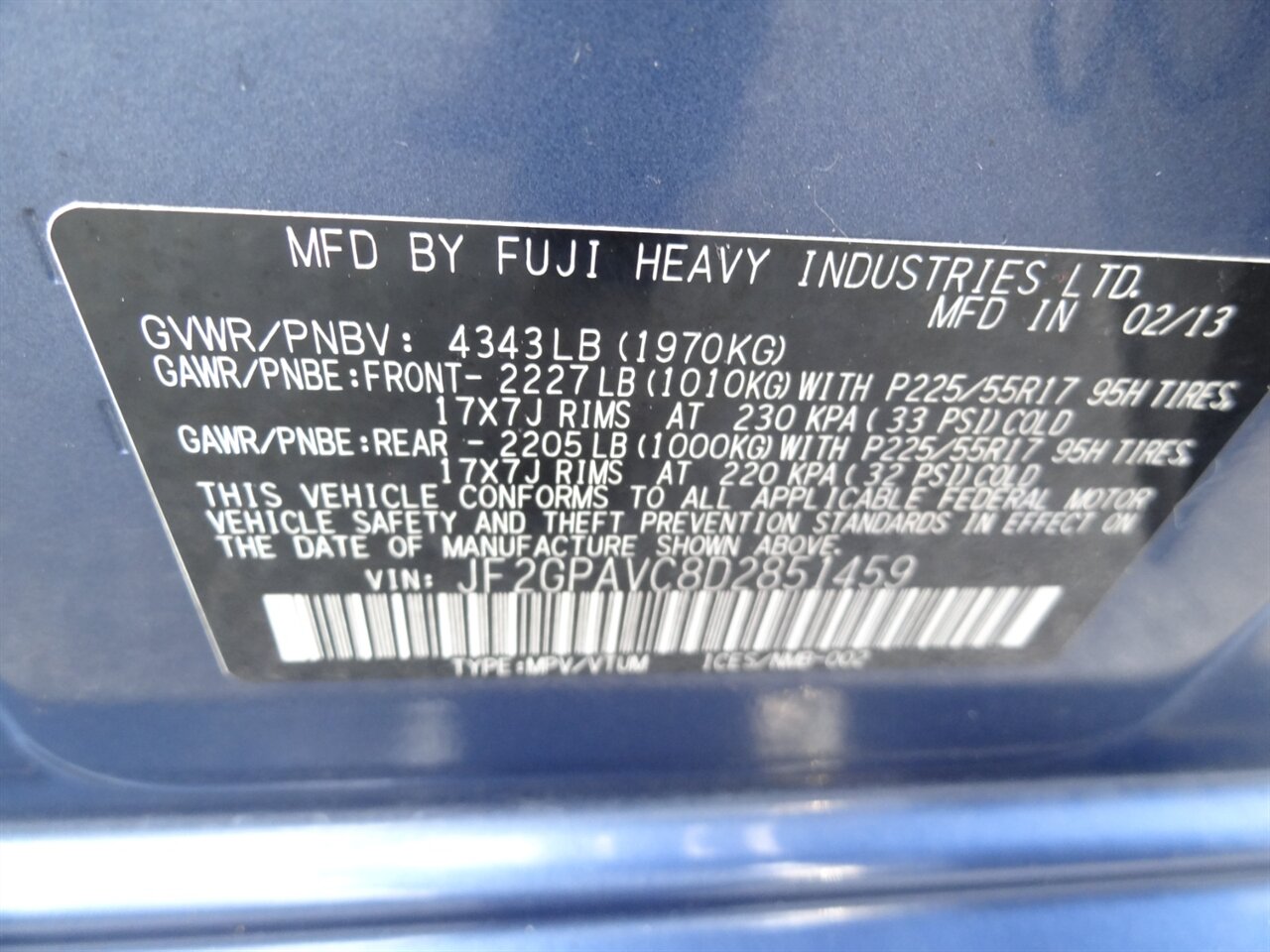 2013 Subaru XV Crosstrek 2.0i Premium   - Photo 26 - Deland, FL 32720