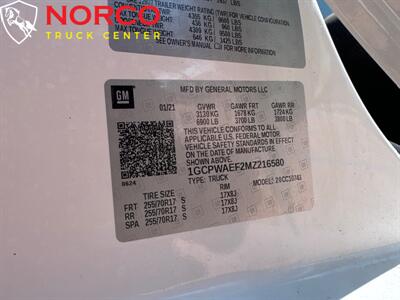 2021 Chevrolet Silverado 1500 Work Truck w/ Ladder Rack - Photo 23 - Norco, CA 92860