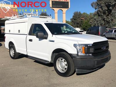 2018 Ford F-150 XL Regular Cab Long Bed w/ Camper Shell  & Ladder Rack - Photo 4 - Norco, CA 92860