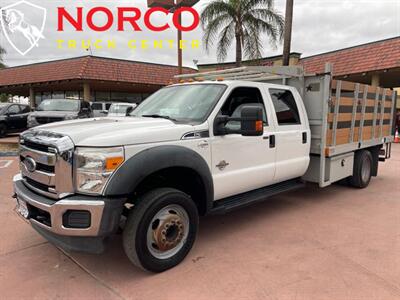2016 FORD F550 XL  Crew Cab 12' Stake Bed w/ Lift Gate Diesel - Photo 4 - Norco, CA 92860