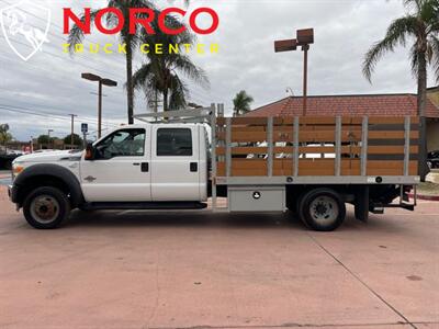 2016 FORD F550 XL Crew Cab 12' Stake Bed w/ Lift Gate Diesel - Photo 5 - Norco, CA 92860
