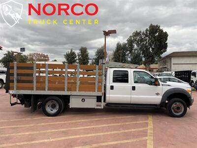 2016 FORD F550 XL  Crew Cab 12' Stake Bed w/ Lift Gate Diesel - Photo 1 - Norco, CA 92860