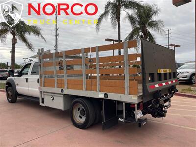 2016 FORD F550 XL  Crew Cab 12' Stake Bed w/ Lift Gate Diesel - Photo 6 - Norco, CA 92860