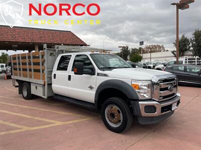 2016 FORD F550 XL  Crew Cab 12' Stake Bed w/ Lift Gate Diesel - Photo 2 - Norco, CA 92860