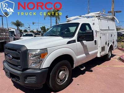 2013 Ford F-350 Super Duty XL  Regular Cab 8' Enclosed Utility Bed w/ Ladder Rack - Photo 4 - Norco, CA 92860