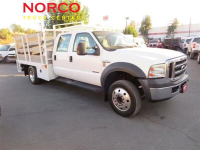 2006 Ford F550 XLT  Crew Cab 10' Stake Bed w/ Lift Gate Diesel - Photo 1 - Norco, CA 92860