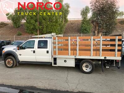 2016 Ford F550 XL  Crew Cab 12' Stake Bed w/ Lift Gate Diesel 4x4 - Photo 20 - Norco, CA 92860
