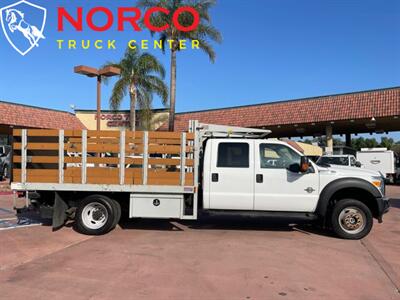 2016 Ford F550 XL  Crew Cab 12' Stake Bed w/ Lift Gate Diesel 4x4 - Photo 1 - Norco, CA 92860