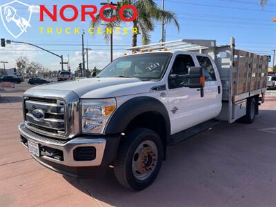 2016 Ford F550 XL  Crew Cab 12' Stake Bed w/ Lift Gate Diesel 4x4 - Photo 4 - Norco, CA 92860