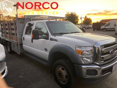 2016 Ford F550 XL  Crew Cab 12' Stake Bed w/ Lift Gate Diesel 4x4 - Photo 21 - Norco, CA 92860