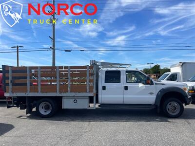 2016 Ford F550 XL  Crew Cab 12' Stake Bed w/ Lift Gate Diesel 4X4 - Photo 1 - Norco, CA 92860