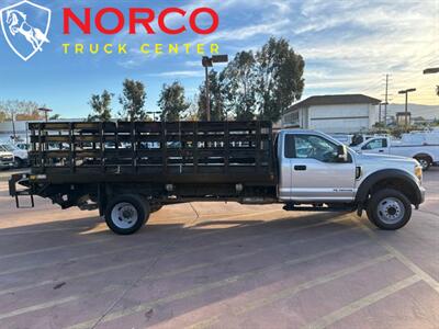 2017 Ford F-550 16' Stake Bed Diesel w/ Liftgate  (2500 lbs. Capacity) - Photo 1 - Norco, CA 92860