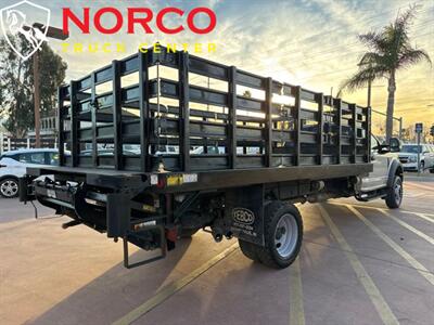 2017 Ford F-550 16' Stake Bed Diesel w/ Liftgate  (2500 lbs. Capacity) - Photo 8 - Norco, CA 92860