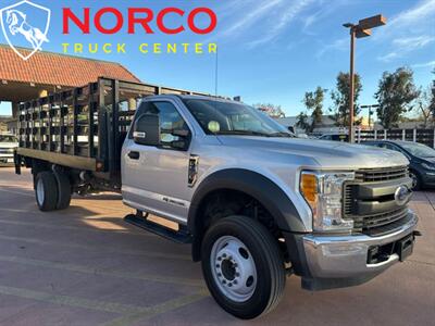 2017 Ford F-550 16' Stake Bed Diesel w/ Liftgate  (2500 lbs. Capacity) - Photo 2 - Norco, CA 92860