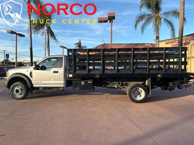 2017 Ford F-550 16' Stake Bed Diesel w/ Liftgate  (2500 lbs. Capacity) - Photo 5 - Norco, CA 92860