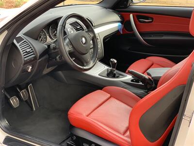 2013 BMW 1 Series 135is  6MT in Alpine White and Coral Red - Photo 11 - Tarzana, CA 91356