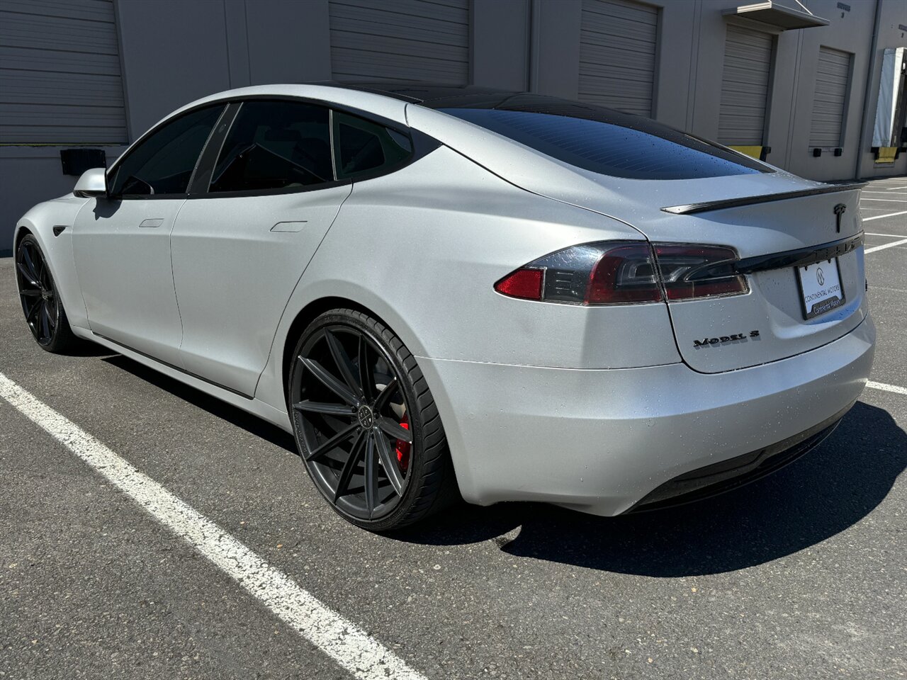 2017 Tesla Model S P100D W/ LUDICROUS MODE - WRAPPED MATTE SILVER   - Photo 9 - Portland, OR 97211