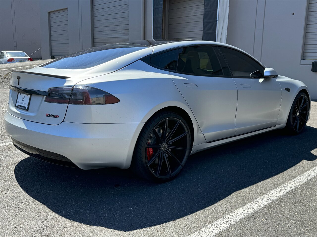 2017 Tesla Model S P100D W/ LUDICROUS MODE - WRAPPED MATTE SILVER   - Photo 7 - Portland, OR 97211