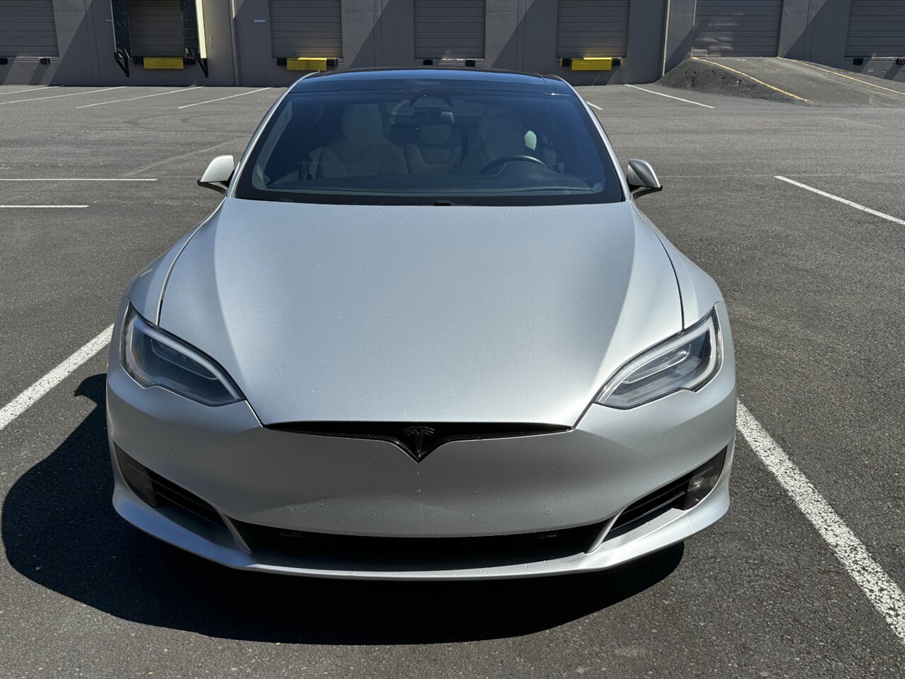 2017 Tesla Model S P100D W/ LUDICROUS MODE - WRAPPED MATTE SILVER   - Photo 4 - Portland, OR 97211