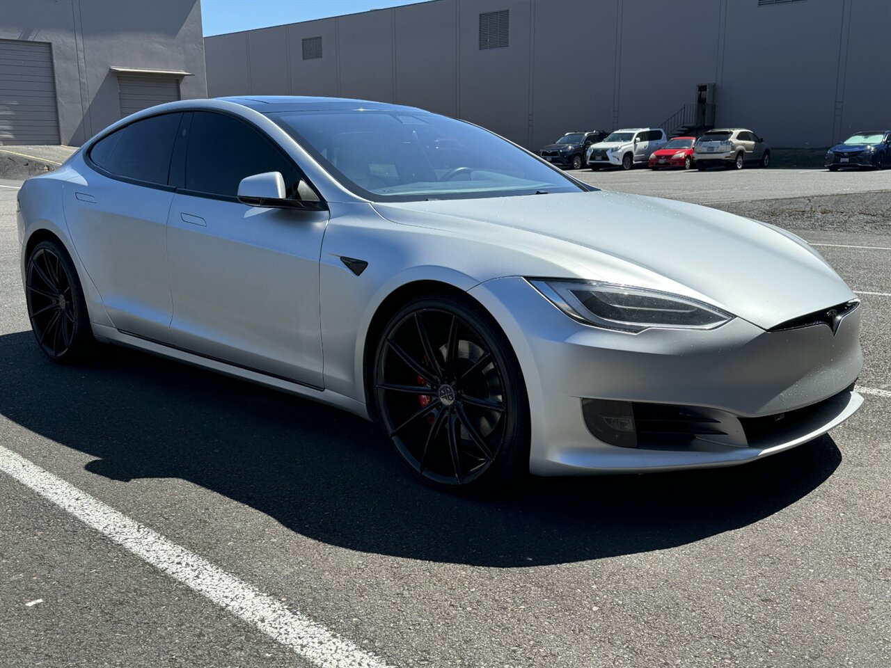 2017 Tesla Model S P100D W/ LUDICROUS MODE - WRAPPED MATTE SILVER   - Photo 5 - Portland, OR 97211
