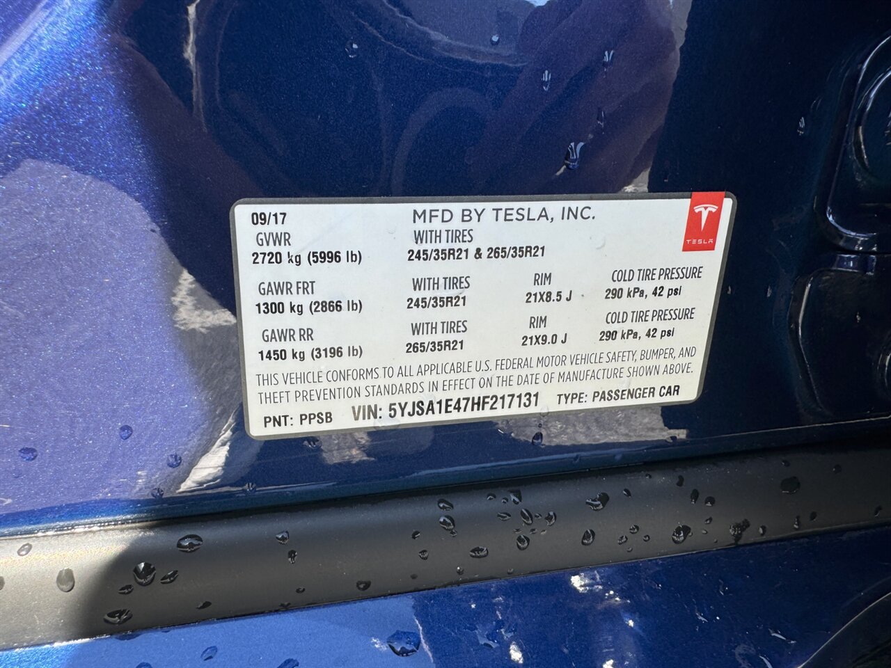 2017 Tesla Model S P100D W/ LUDICROUS MODE - WRAPPED MATTE SILVER   - Photo 46 - Portland, OR 97211