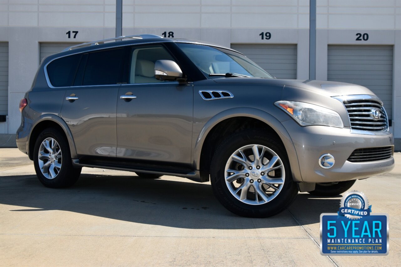 2013 INFINITI QX56 AWD NAV BK/CAM ROOF REAR DVD FRESH TRADE IN   - Photo 1 - Stafford, TX 77477