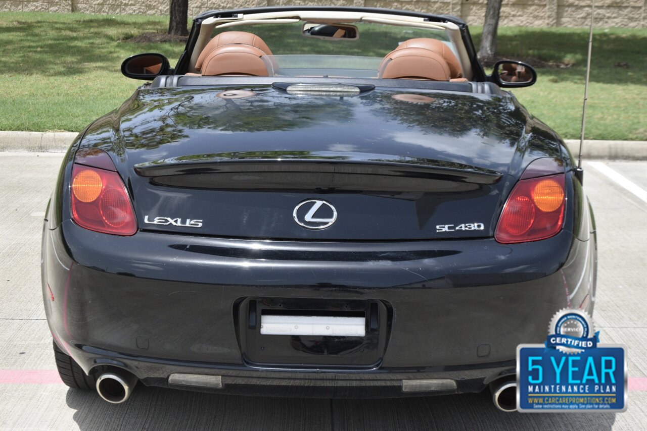 2002 Lexus SC 430 81K LOW MILES BROWN INT NEW CAR TRADE   - Photo 20 - Stafford, TX 77477