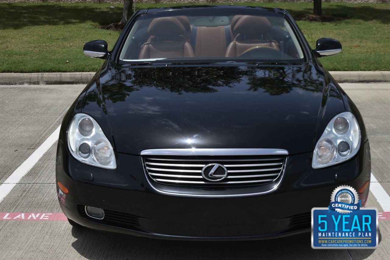 2002 Lexus SC 430 81K LOW MILES BROWN INT NEW CAR TRADE   - Photo 2 - Stafford, TX 77477