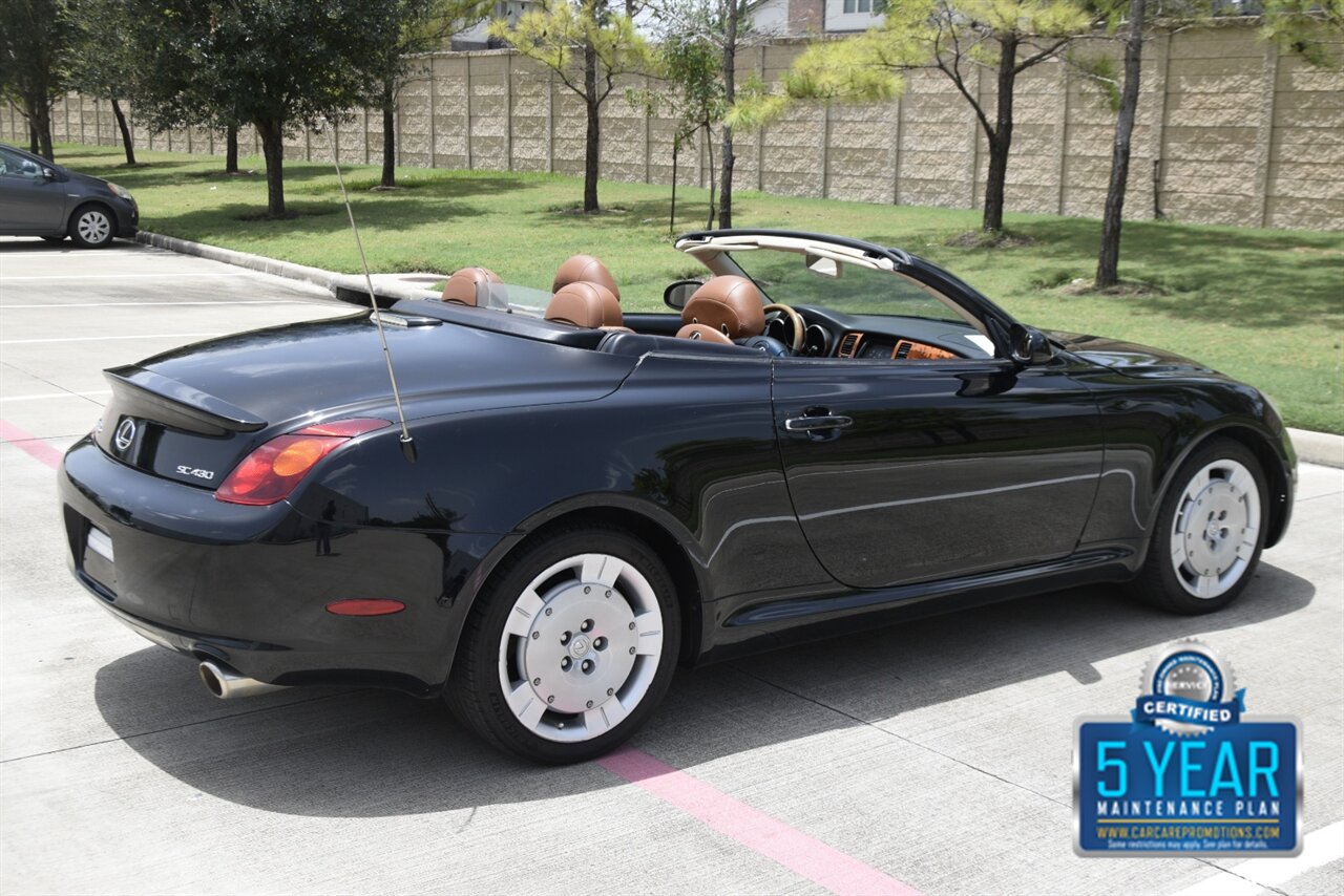 2002 Lexus SC 430 81K LOW MILES BROWN INT NEW CAR TRADE   - Photo 15 - Stafford, TX 77477