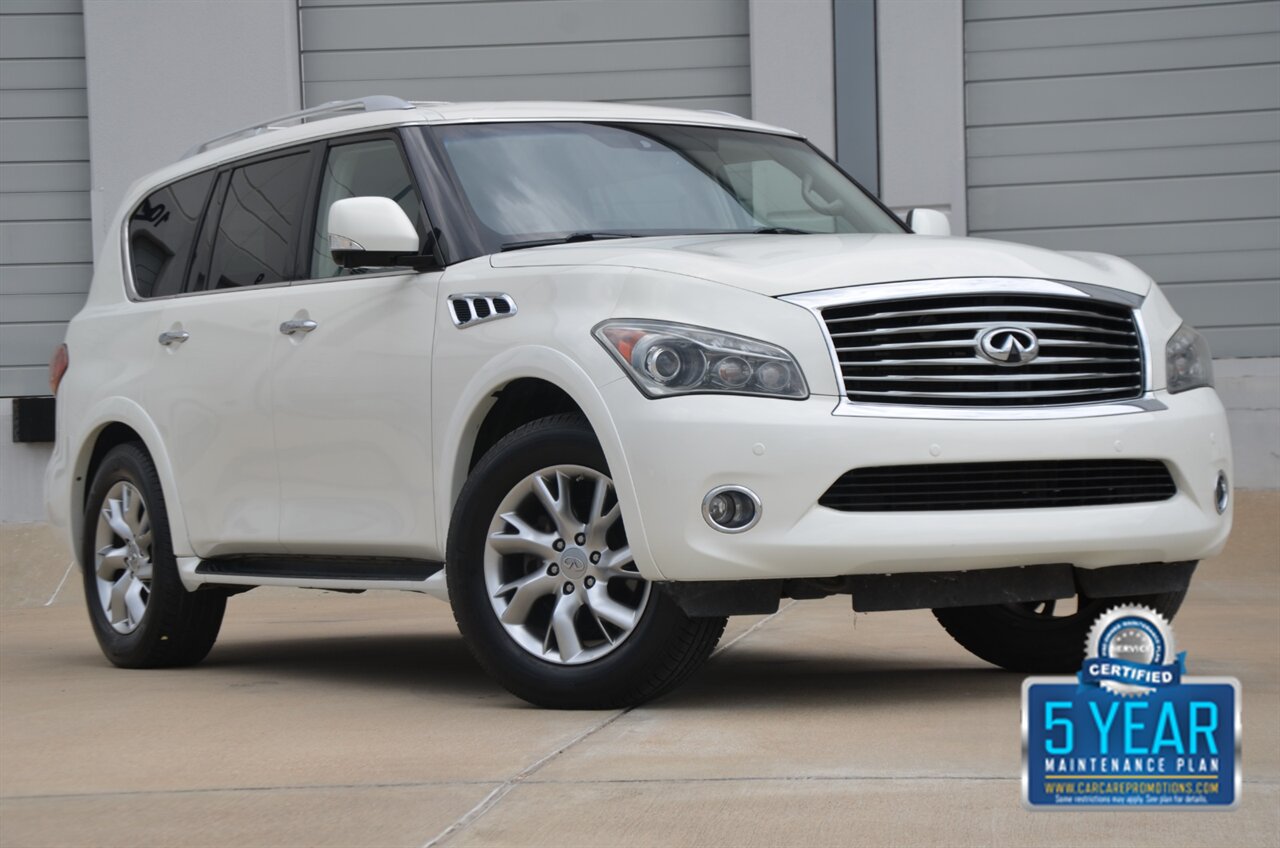 2013 INFINITI QX56 AWD NAV BK/CAM REAR DVD ROOF HTD STS CLEAN   - Photo 1 - Stafford, TX 77477