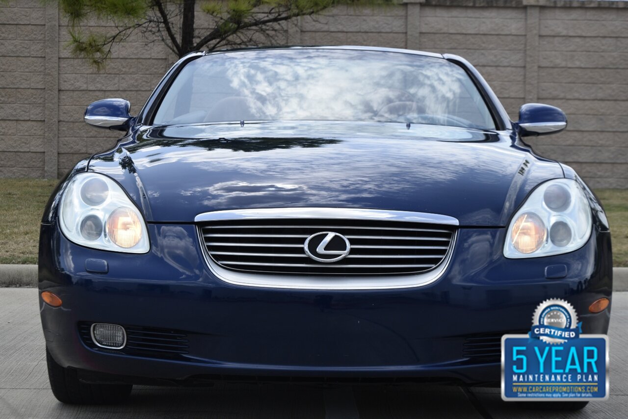 2002 Lexus SC 430 CONVERTIBLE NAV HTD STS LOW MILES CLEAN   - Photo 4 - Stafford, TX 77477