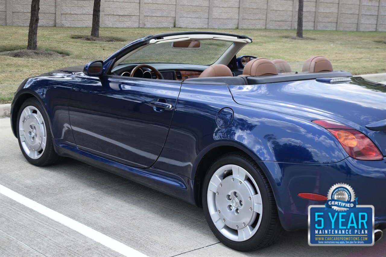 2002 Lexus SC 430 CONVERTIBLE NAV HTD STS LOW MILES CLEAN   - Photo 17 - Stafford, TX 77477