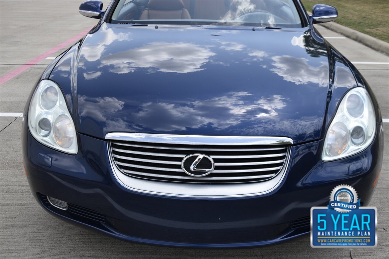 2002 Lexus SC 430 CONVERTIBLE NAV HTD STS LOW MILES CLEAN   - Photo 13 - Stafford, TX 77477