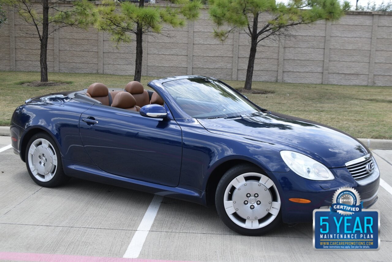 2002 Lexus SC 430 CONVERTIBLE NAV HTD STS LOW MILES CLEAN   - Photo 1 - Stafford, TX 77477