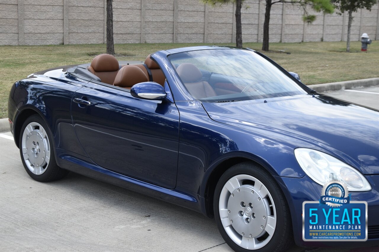 2002 Lexus SC 430 CONVERTIBLE NAV HTD STS LOW MILES CLEAN   - Photo 7 - Stafford, TX 77477