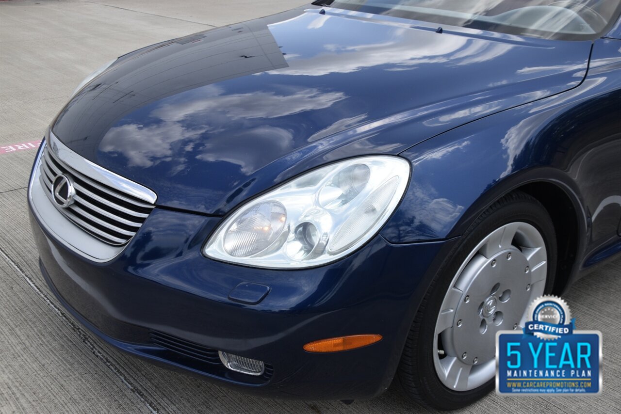 2002 Lexus SC 430 CONVERTIBLE NAV HTD STS LOW MILES CLEAN   - Photo 11 - Stafford, TX 77477