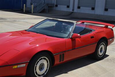 1987 Chevrolet Corvette CONVERTIBLE AUTOMATIC 64K LOW MILES RED/BLK INT   - Photo 7 - Stafford, TX 77477