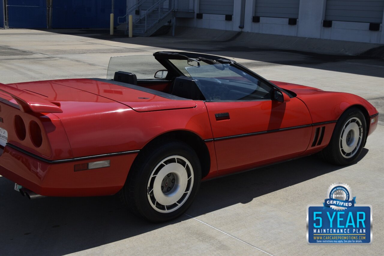 1987 Chevrolet Corvette CONVERTIBLE AUTOMATIC 64K LOW MILES RED/BLK INT   - Photo 16 - Stafford, TX 77477